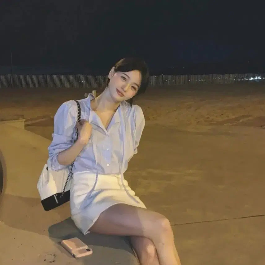 [BUNJANG] Modo Market Mael Tie Blouse / 모도마켓 샵모도 마엘 타이 블라우스 | 릴리코츠 타낫 시예 더바넷