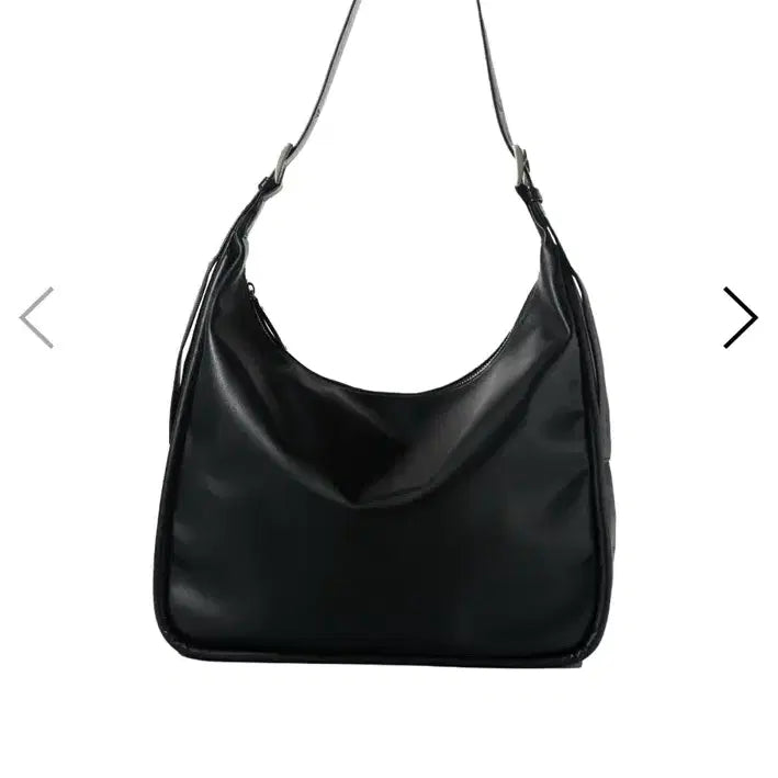 [BUNJANG] Belted Ridge Backpack Black Crossbody Bag / 여밈 벨티드 릿지백 블랙 보부상 가방 노트북 크로스백