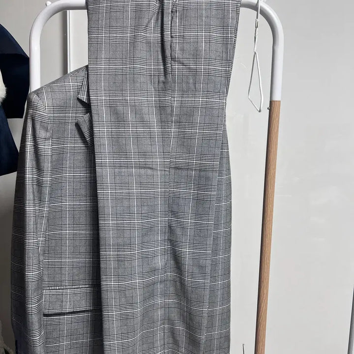 [BUNJANG] Lo-fi Check Blazer Pants Set / 로파이 체크 블레이저 팬츠 셋업