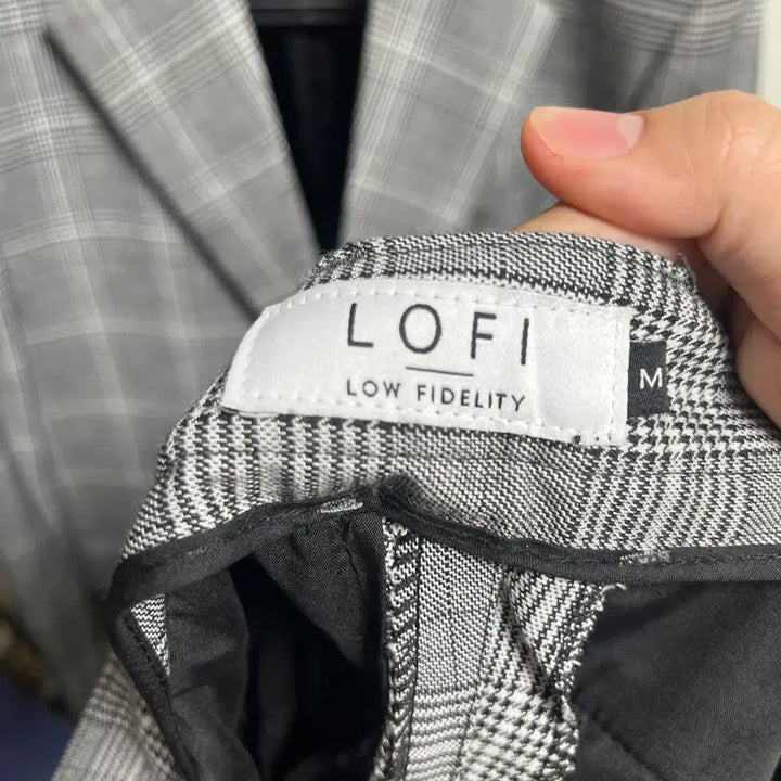 [BUNJANG] Lo-fi Check Blazer Pants Set / 로파이 체크 블레이저 팬츠 셋업