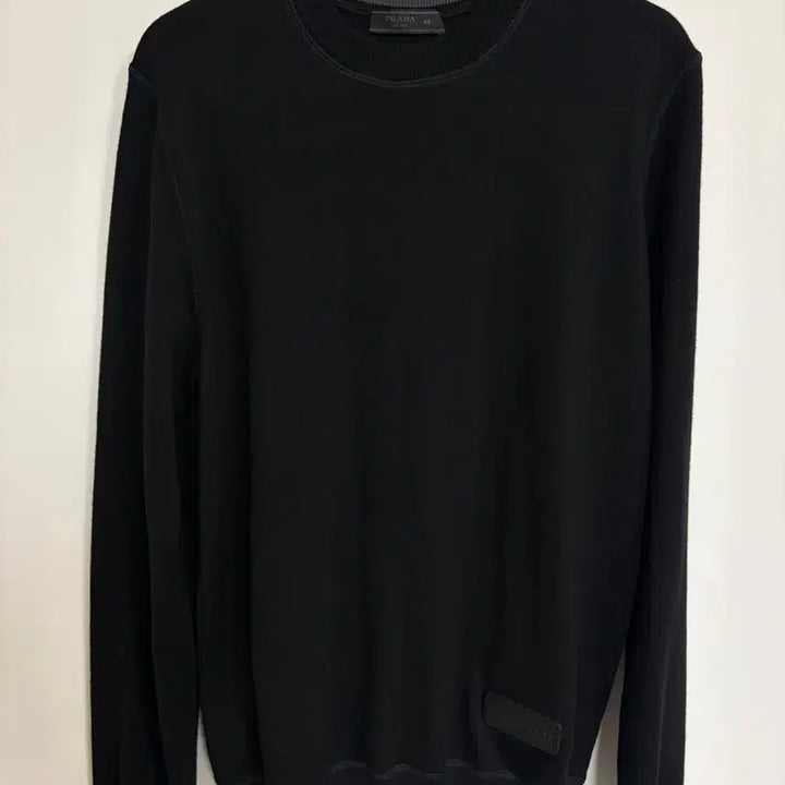 [BUNJANG] Prada Navy Knit Sweater / 프라다 정품 모 100% 짙은 네이비 46사이즈