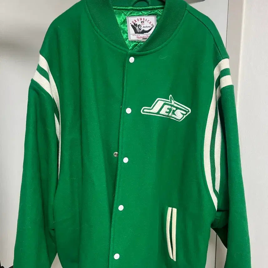 [BUNJANG] Mitchell &amp; NFL Stadium Jacket Olive / Mitchell&amp;NFL 스타디움 올리브 자켓