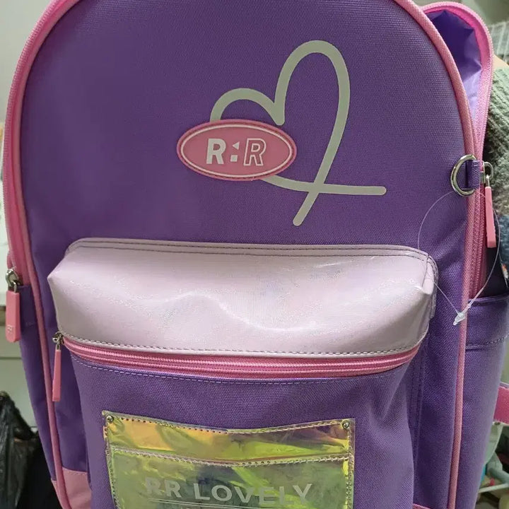 [BUNJANG] RR Lovely Purple Kids Backpack / RR Lovely 보라색 어린이 책가방