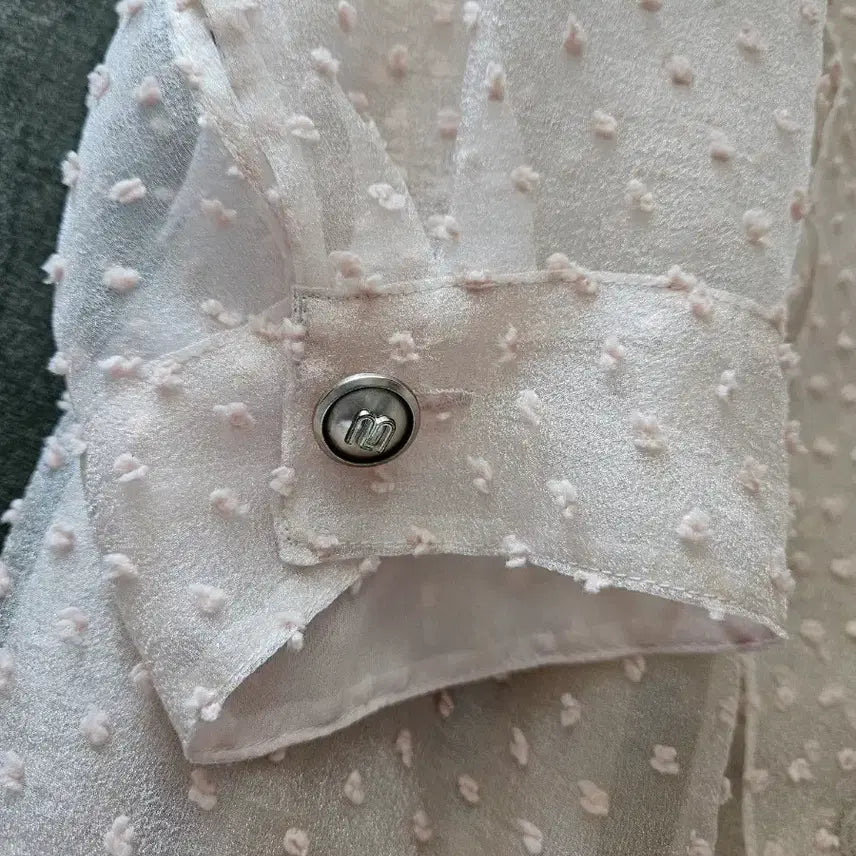 [BUNJANG] Hansum Mine See-Through Blouse / (새상품)한섬 마인 시스루 블라우스 판매해요