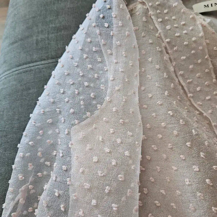 [BUNJANG] Hansum Mine See-Through Blouse / (새상품)한섬 마인 시스루 블라우스 판매해요