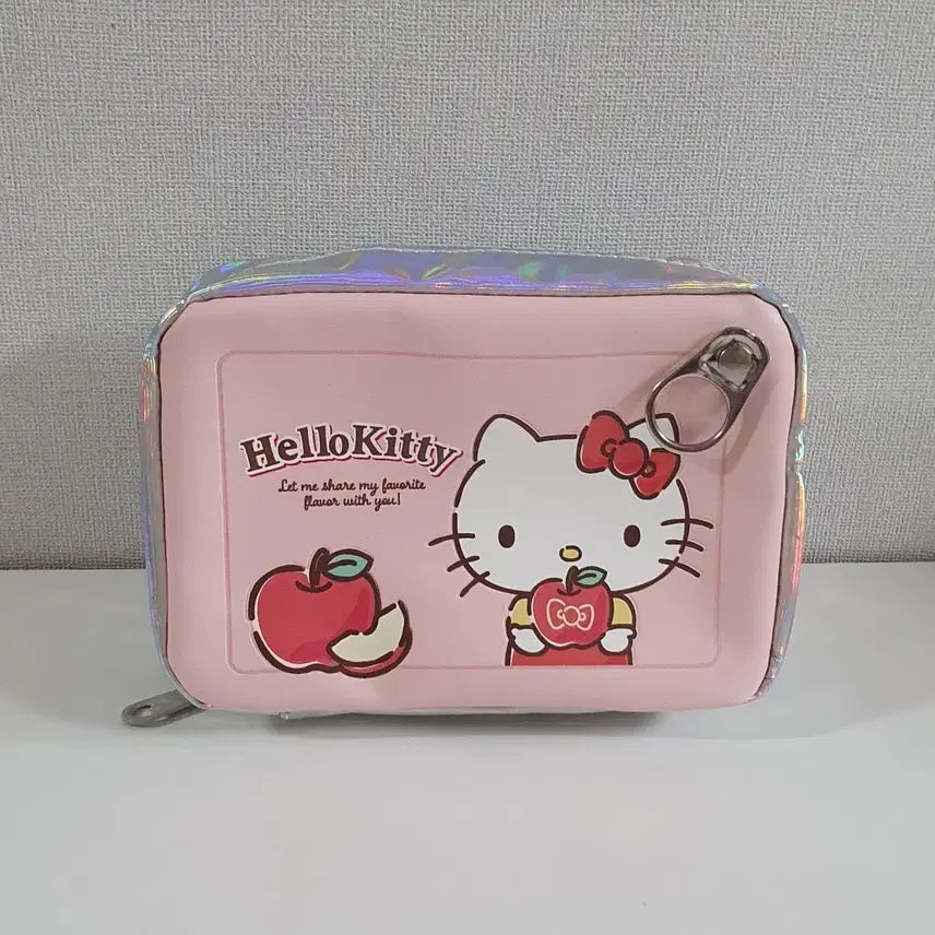[BUNJANG] Hello Kitty Hologram Square Pouch / 헬로키티 홀로그램 사각 파우치