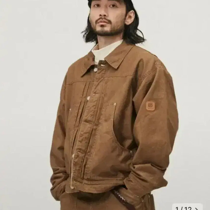 [BUNJANG] Penfield Brown Cotton Work Jacket M / 펜필드 브라운 코튼 워크 자켓 M 상태 굿
