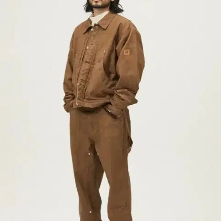 [BUNJANG] Penfield Brown Cotton Work Jacket M / 펜필드 브라운 코튼 워크 자켓 M 상태 굿