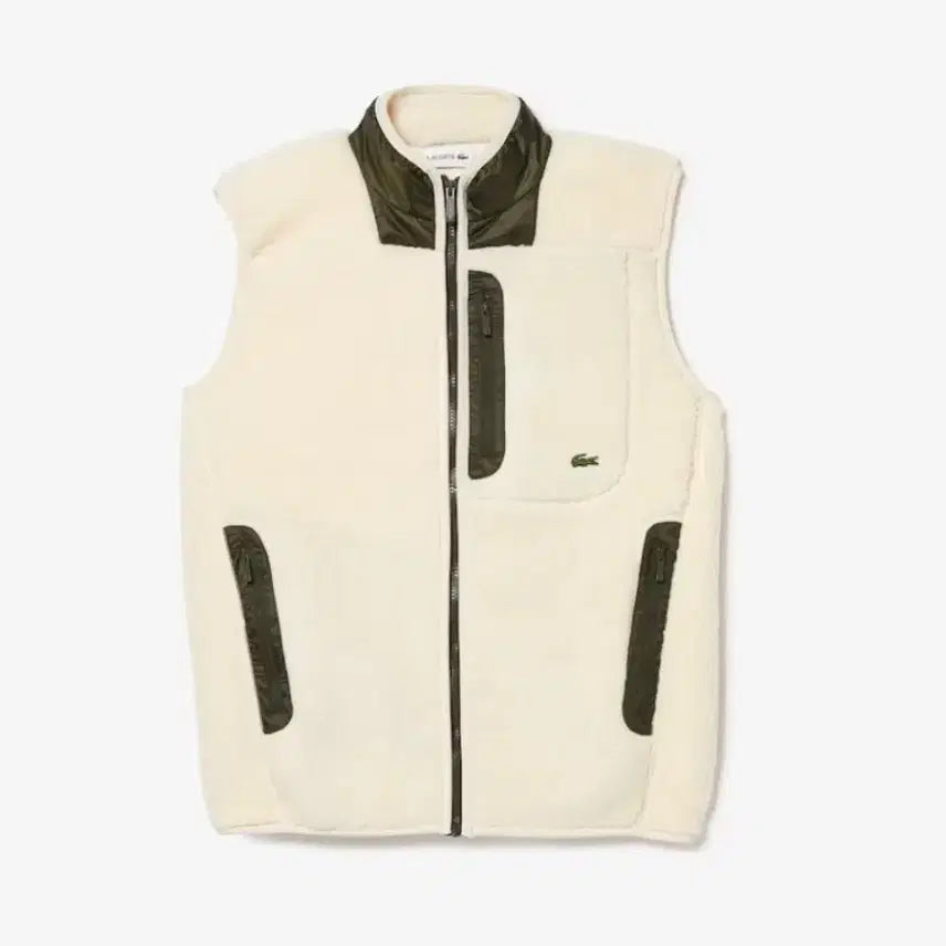 [BUNJANG] Lacoste Fleece Vest / 라코스테 양털 베스트 95