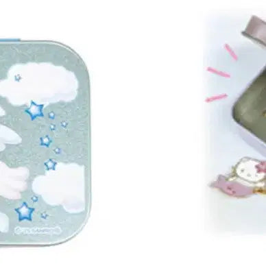 [BUNJANG] Hello Kitty Fantasy Series Unicorn Pegasus Tin Case Sticker Storage / 헬로키티 판타지시리즈 틴케이스 스티커보관함 유니콘 페가수스