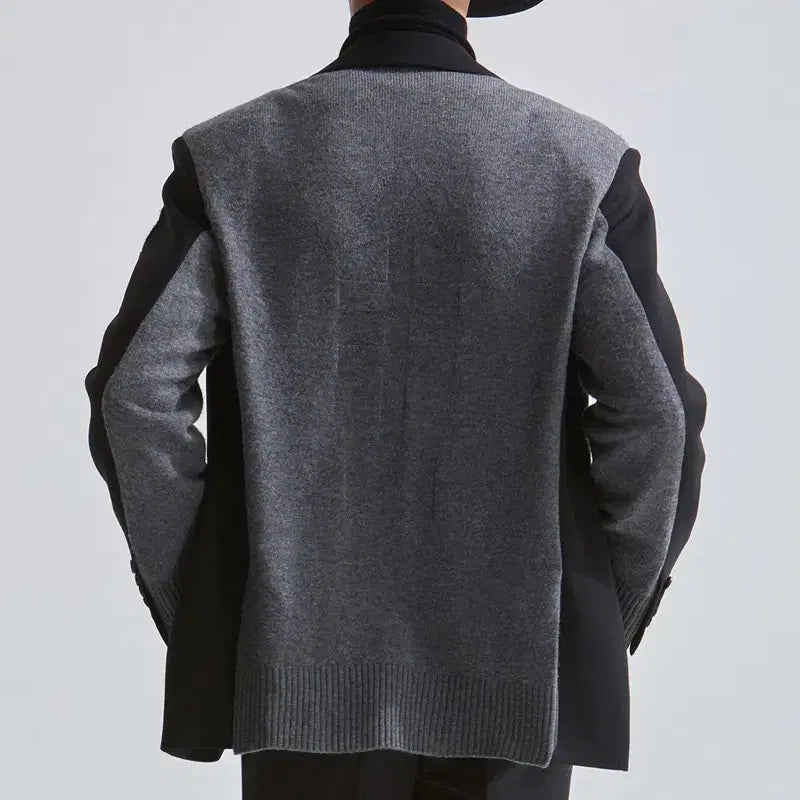 [BUNJANG] Marco ZAMBALDO Back Knit Over Jacket Size 48 (100) / 마르코잠발도 백니트오버자켓 48 (100) 사이즈