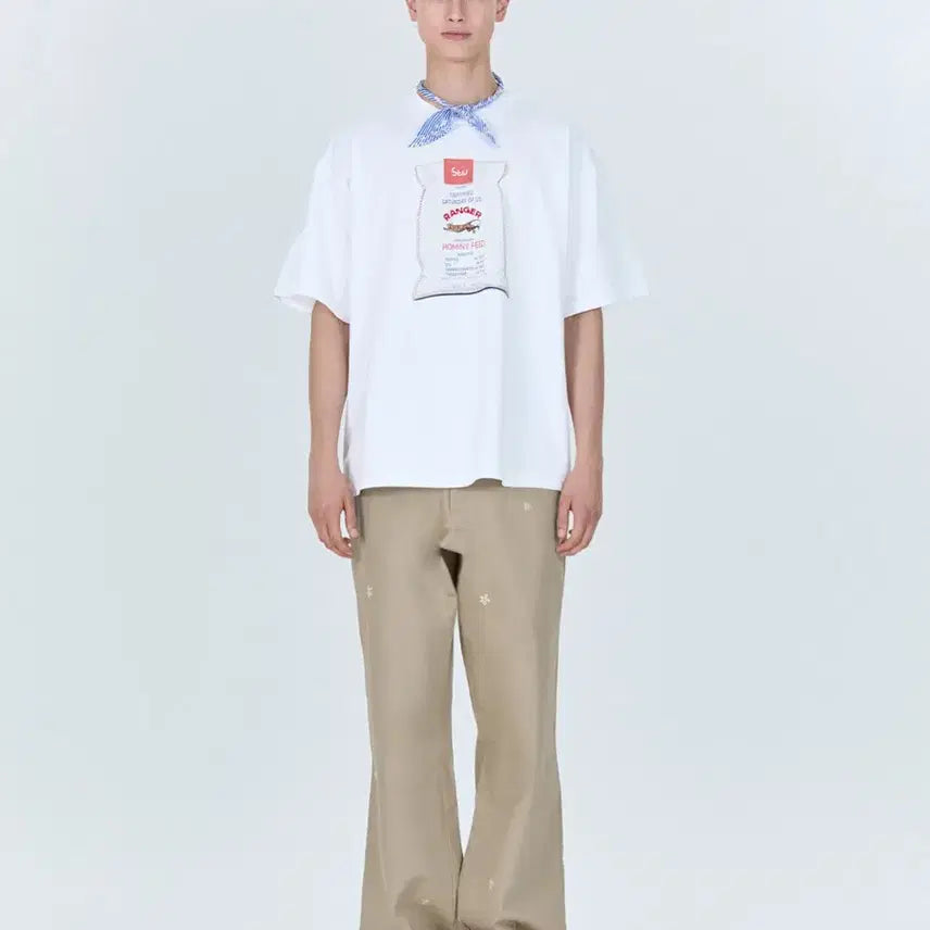 [BUNJANG] STU Stitch Cotton Pants Beige / STU (구매) 스티치 코튼 팬츠 베이지 삽니다