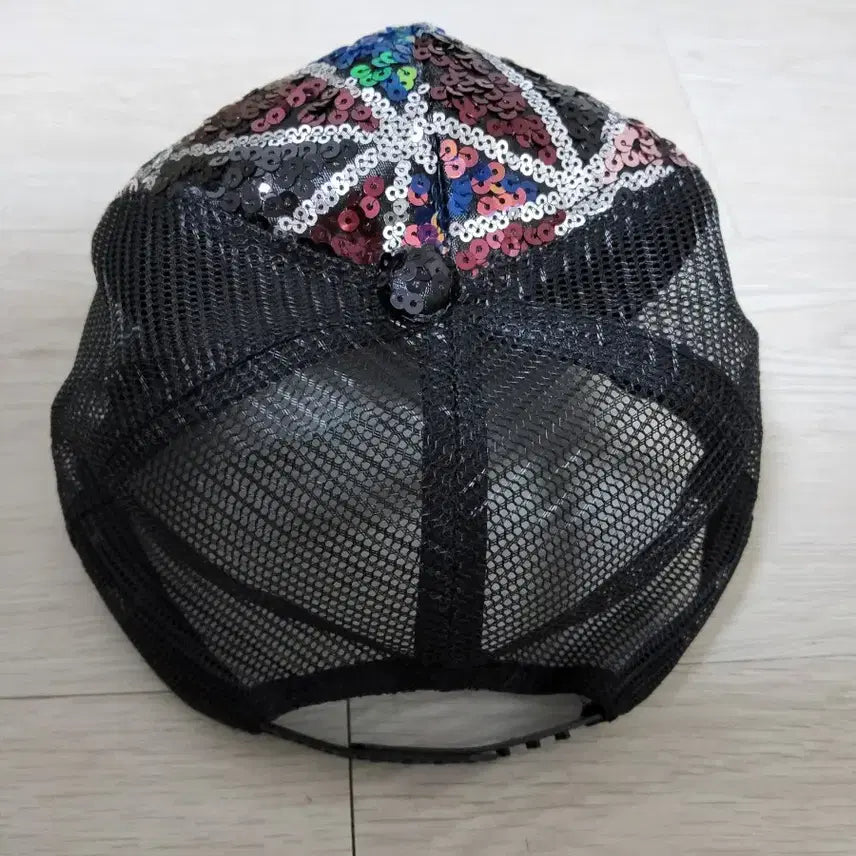 [BUNJANG] Spangle Mesh Cap / 스팽글 메쉬캡/새제품