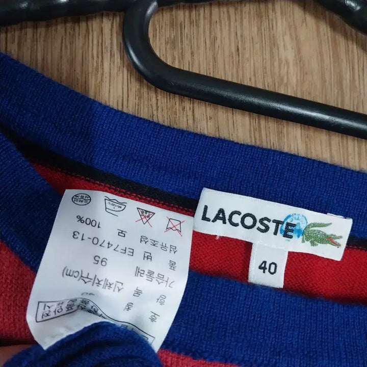 [BUNJANG] Lacoste Knit Top / 라코스테 니트 모소재 여성 90 사이즈