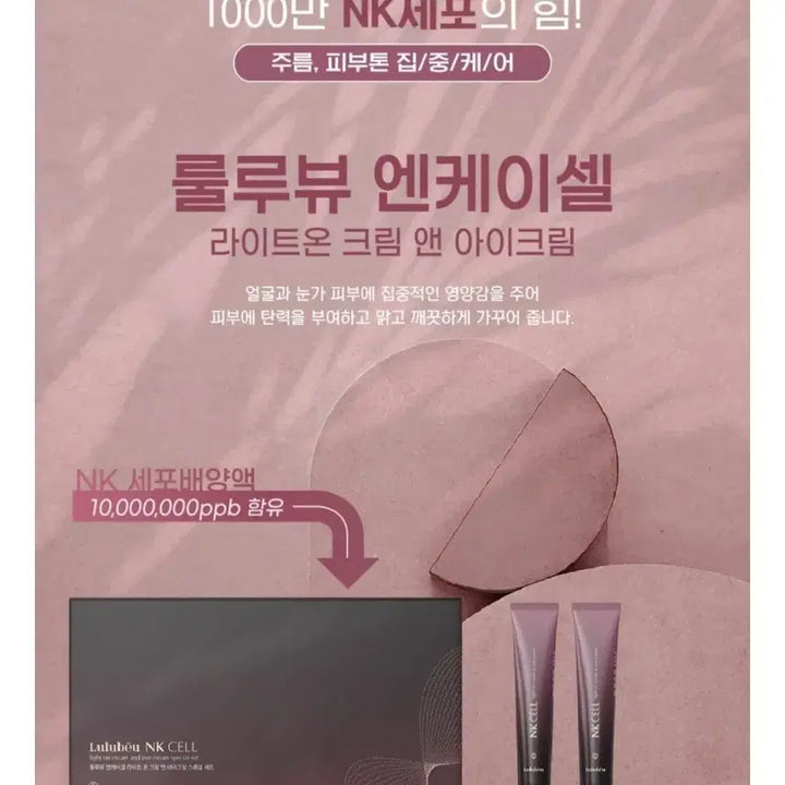 [BUNJANG] NK Cell Light On Cream & Eye Cream / 룰루뷰 NK CELL 라이트온 크림 앤 아이크림