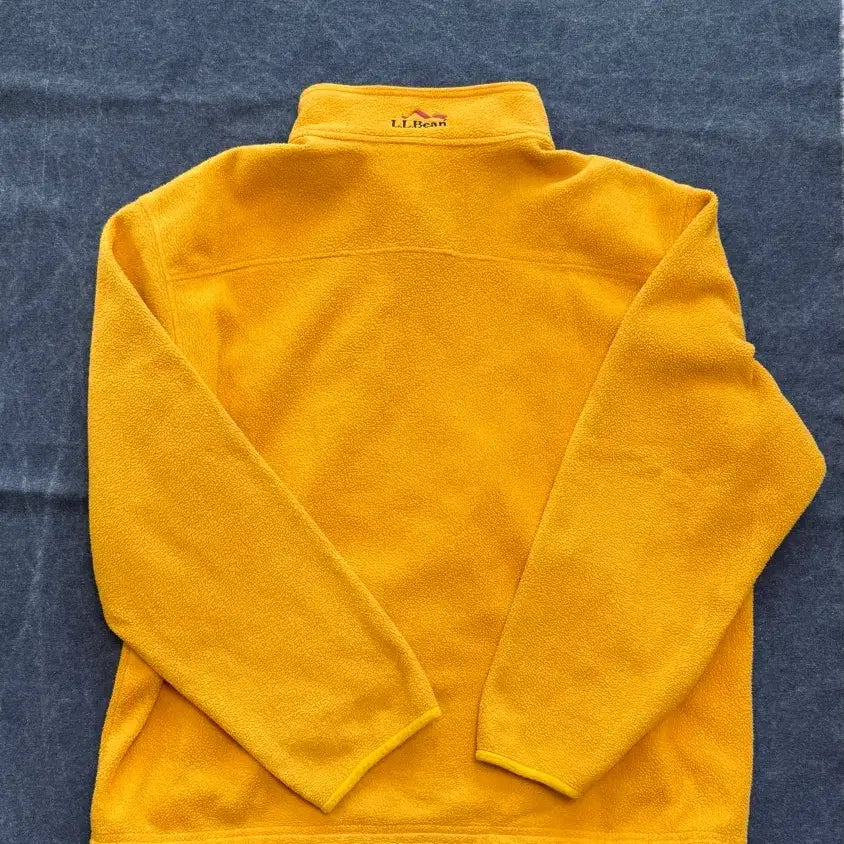 [BUNJANG] L.L.Bean Heavy Fleece Pullover Yellow / 엘엘빈 헤비 플리스 풀오버 옐로우 80s