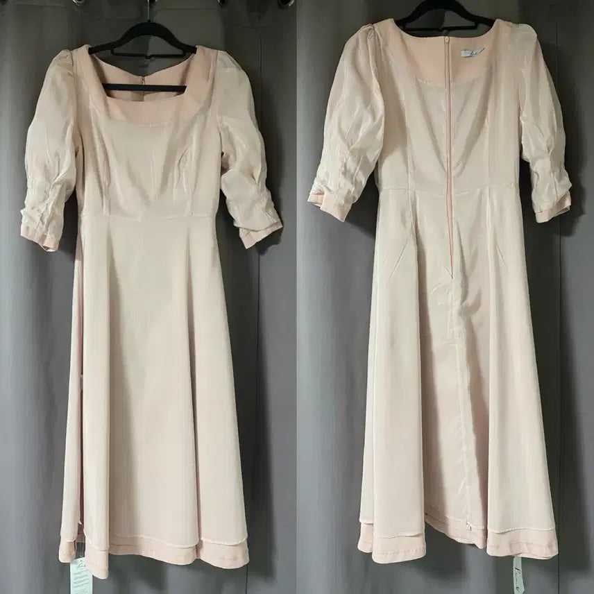 [BUNJANG] Roar Ahreui Kim Minyoung Pink Self-Made Dress / *새상품* 로아르 아옳이 김민영 핑크 자체제작 원피스/브라이덜샤워 하객룩
