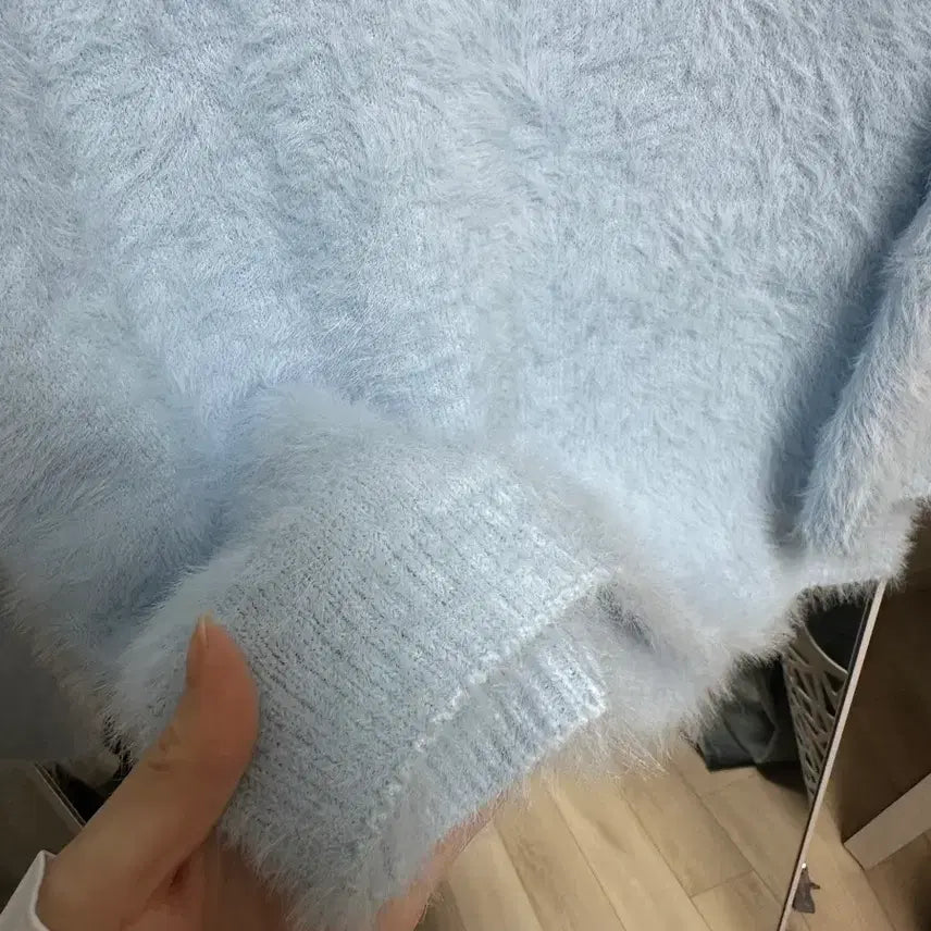 [BUNJANG] Oversized Angora Knit Top / 오버핏 앙고라니트티