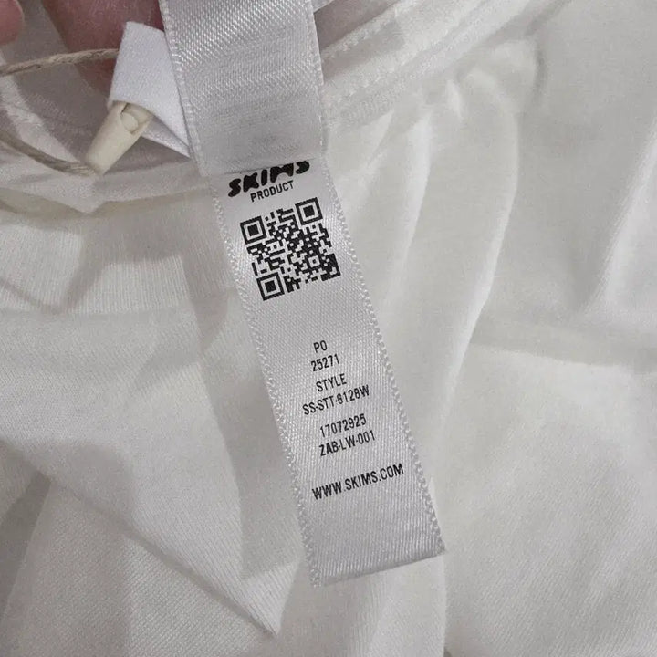 [BUNJANG] SKIMS Relaxed Shrunken T-shirt (White, S) / (새상품) SKIMS 스킴스 릴렉스드 슈렁큰 반팔 티셔츠 S 화이트