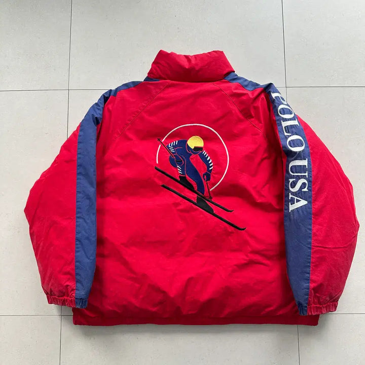 [BUNJANG] Polo Ralph Lauren USA Ski Down Jacket / 90s 폴로 랄프로렌 USA 스키 다운자켓 L