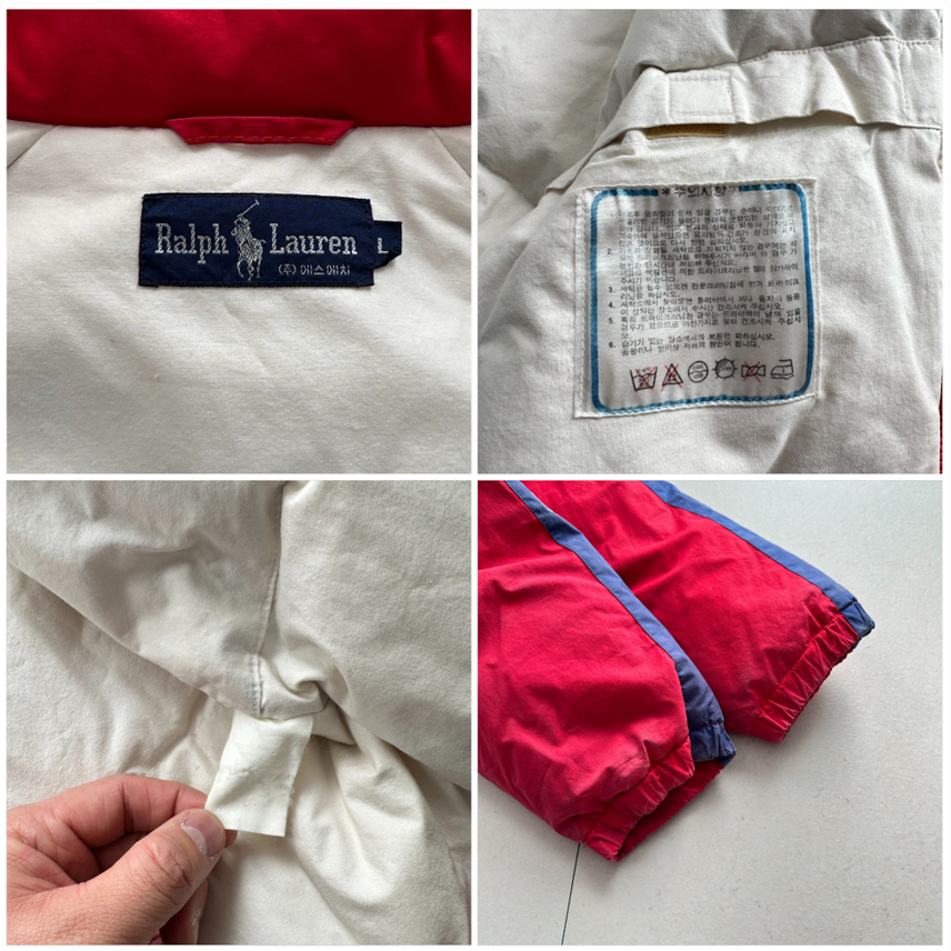 [BUNJANG] Polo Ralph Lauren USA Ski Down Jacket / 90s 폴로 랄프로렌 USA 스키 다운자켓 L