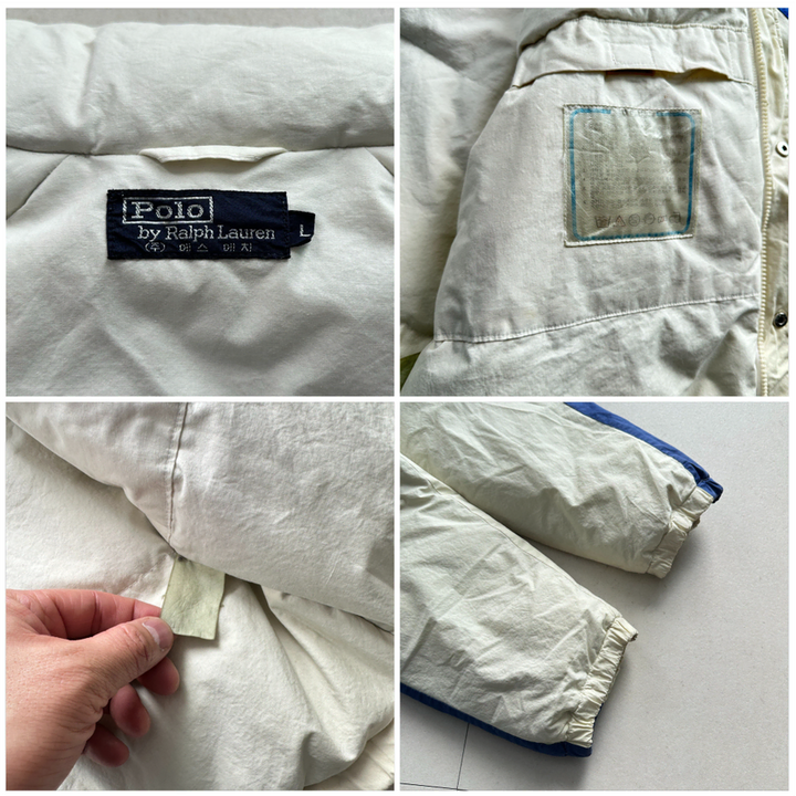 [BUNJANG] Polo Ralph Lauren Vintage Ski Down Jacket L / 90s 폴로 랄프로렌 빈티지 스키 다운자켓 L