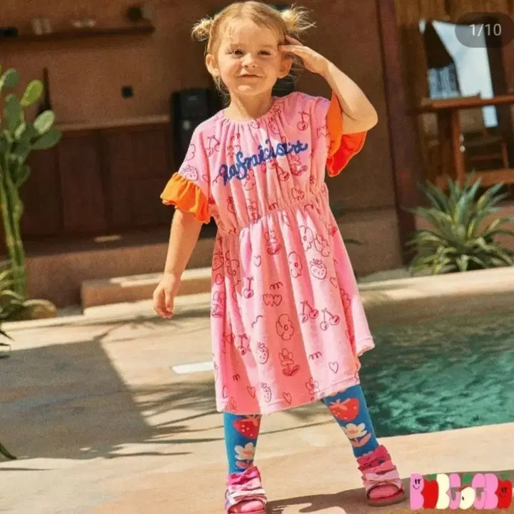 [BUNJANG] Bebebe Pink Dress / 베베베베 핑크  원피스