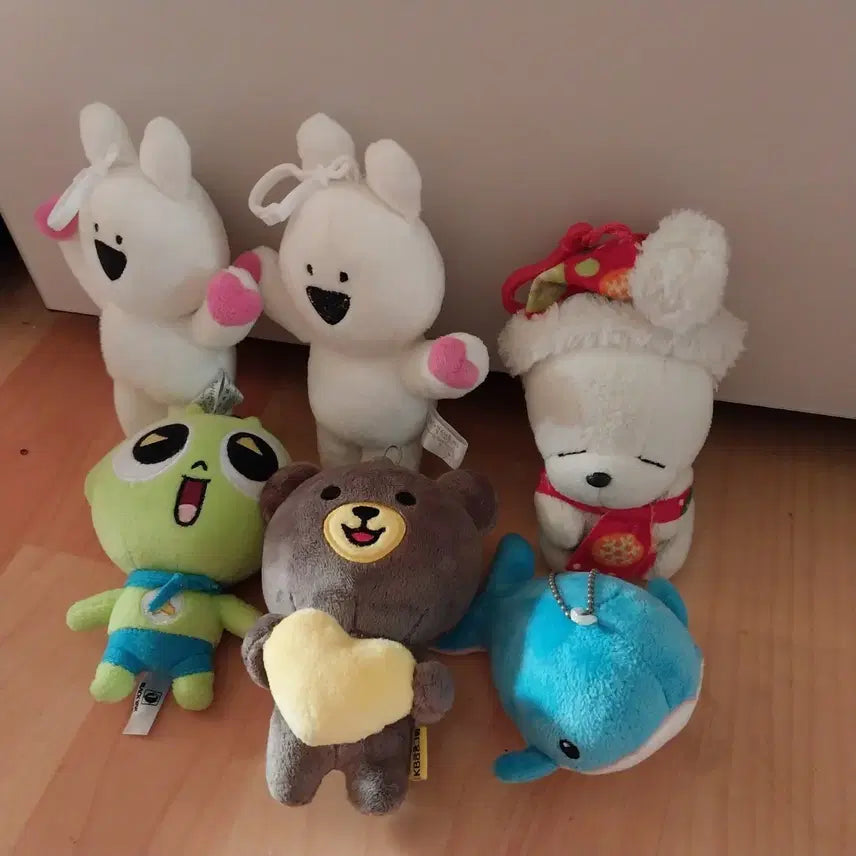 [BUNJANG] Unknown Doll Keyring Collection / 인형 키링 모음 (토끼/곰/상어 등)