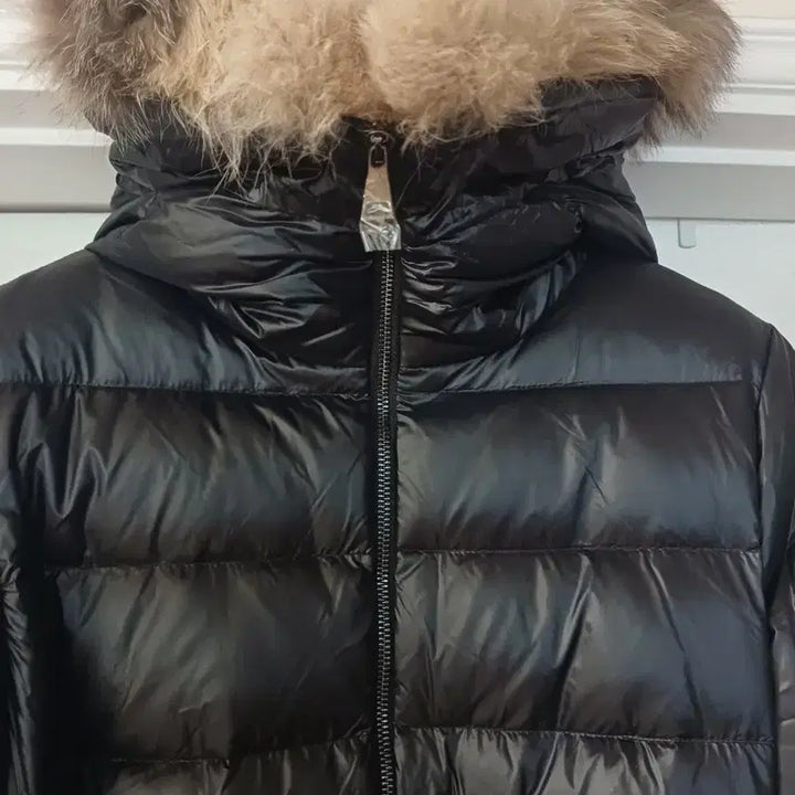 [BUNJANG] Unbranded Goose Down Long Padded Coat / 라쿤털 구스롱패딩 새상품