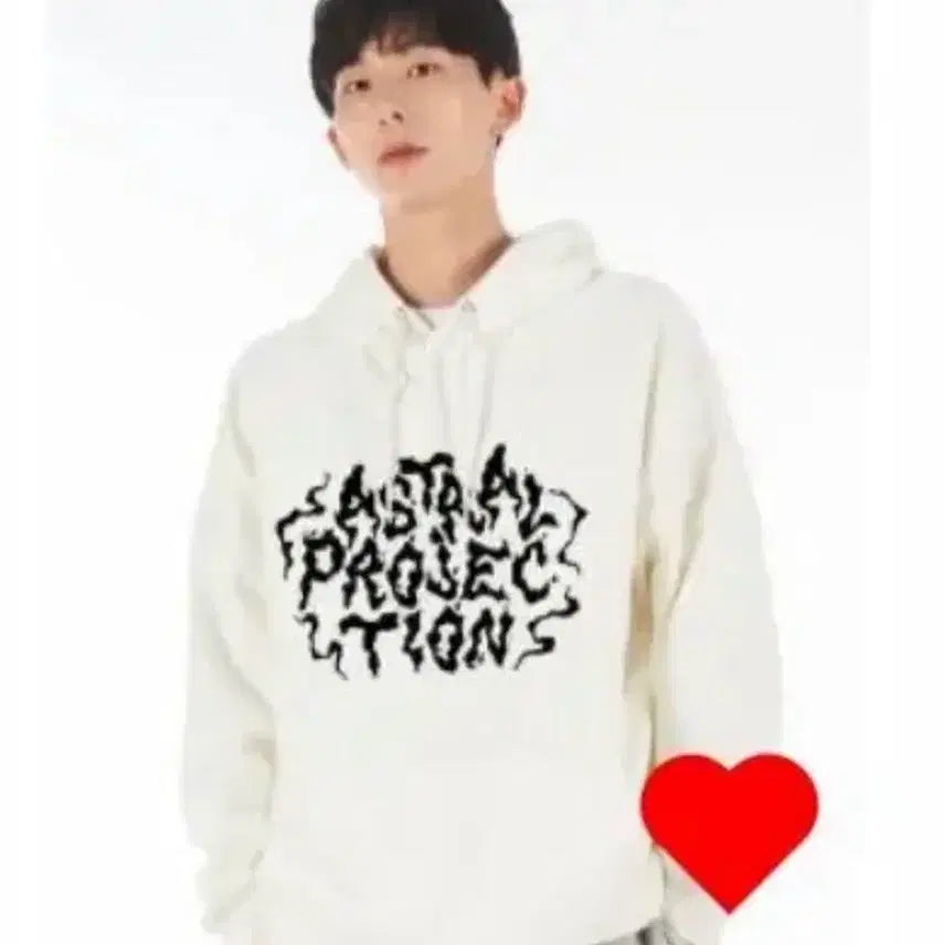 [BUNJANG] Astral Projection White Haze Hoodie / 아스트랄 프로젝션 화이트 헤이즈 후드티 무신사