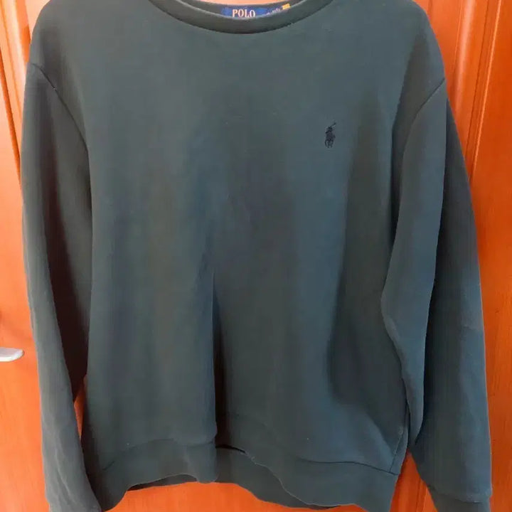 [BUNJANG] Polo Ralph Lauren Green Fleece Sweatshirt / 폴로 랄프로렌 맨투맨 그린 기모xl