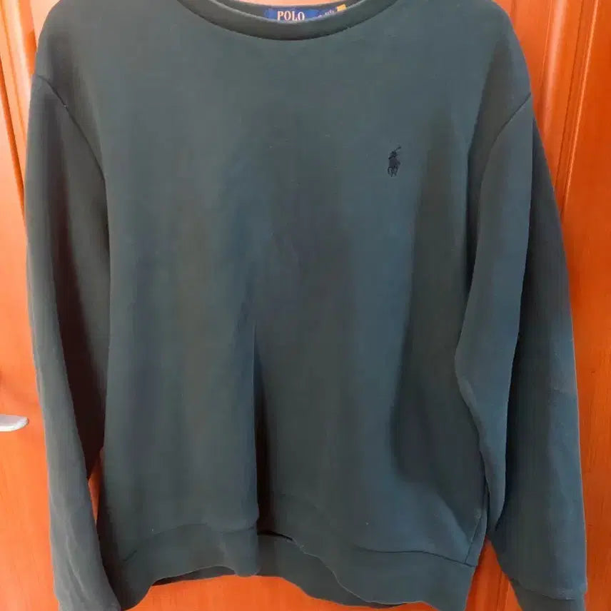 [BUNJANG] Polo Ralph Lauren Green Fleece Sweatshirt / 폴로 랄프로렌 맨투맨 그린 기모xl