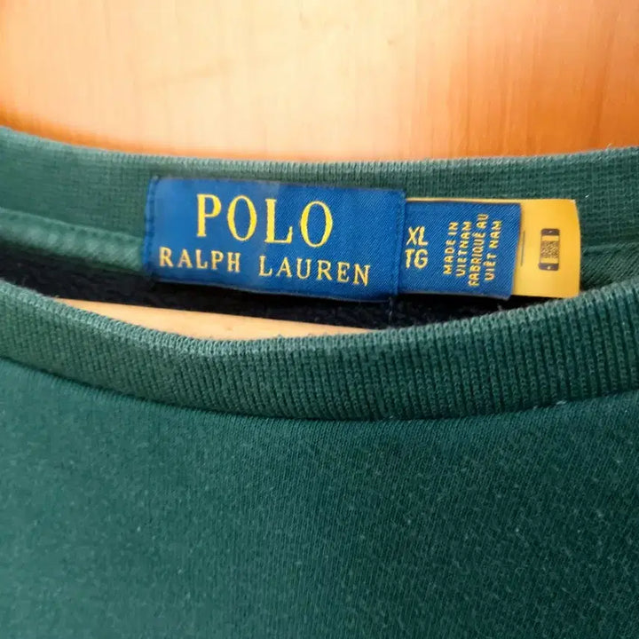 [BUNJANG] Polo Ralph Lauren Green Fleece Sweatshirt / 폴로 랄프로렌 맨투맨 그린 기모xl
