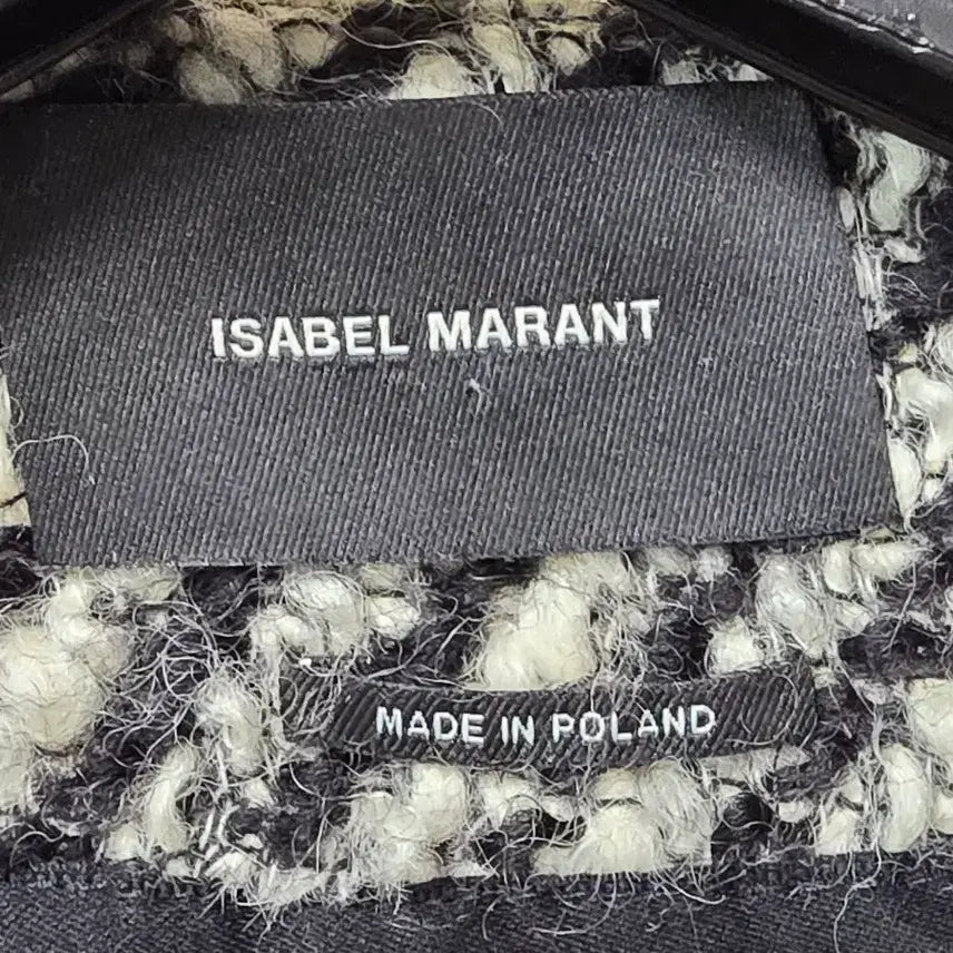 [BUNJANG] Isabel Marant Ivan Tweed Ecru Coat / 이자벨 마랑 아이반(Ivan) 트위드 에크루 코트