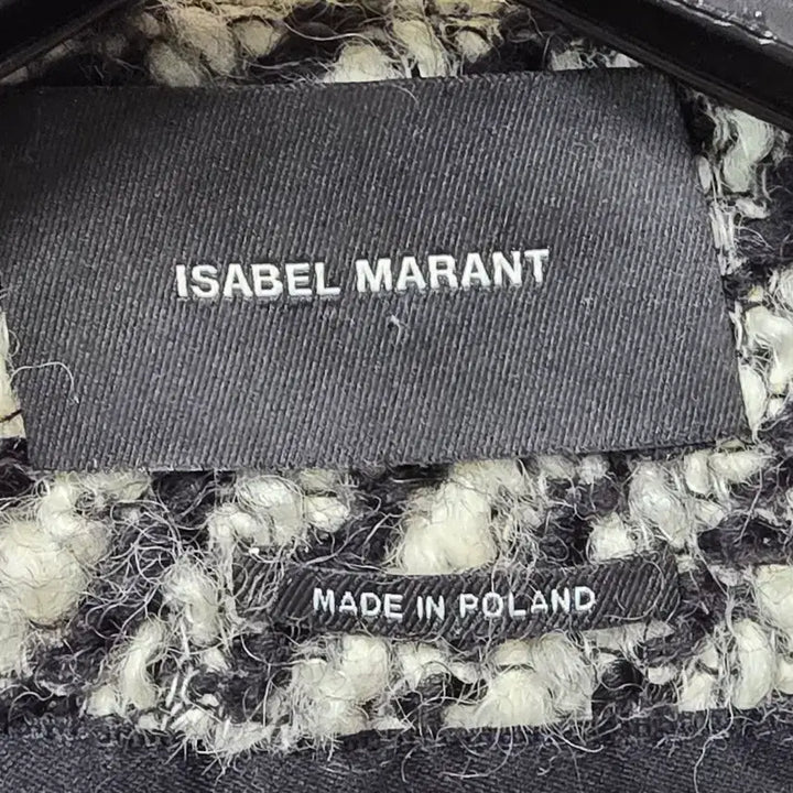 [BUNJANG] Isabel Marant Ivan Tweed Ecru Coat / 이자벨 마랑 아이반(Ivan) 트위드 에크루 코트