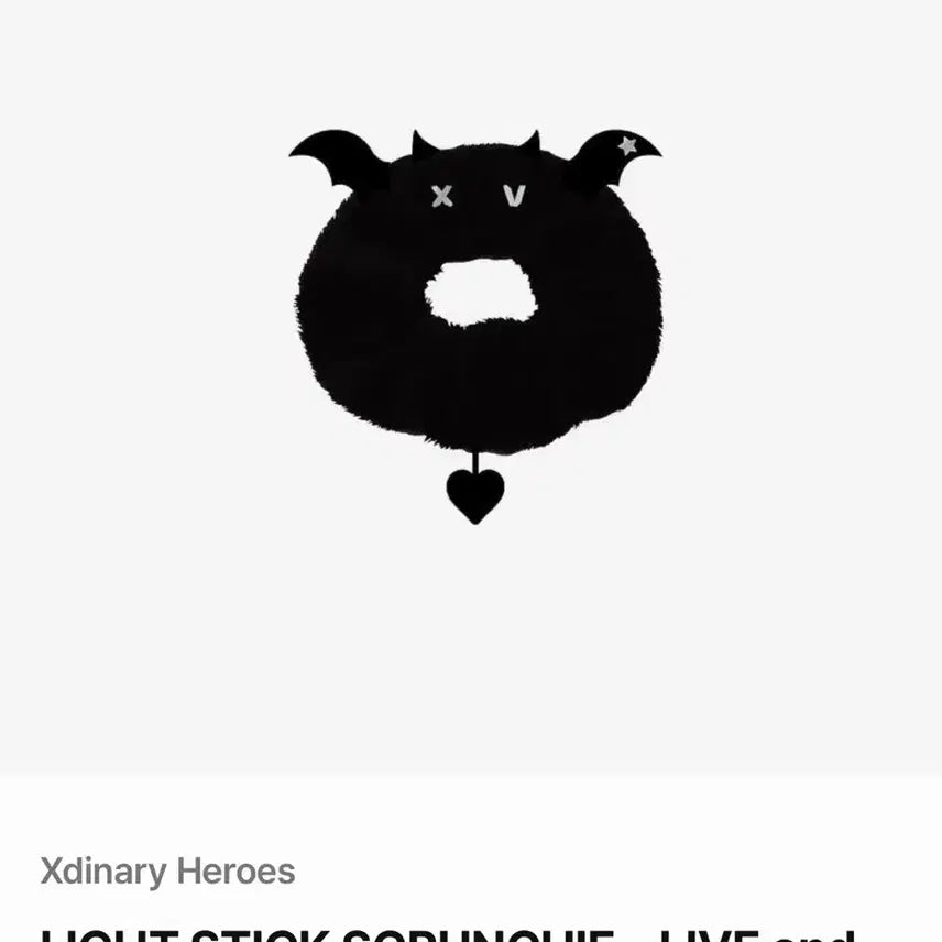 [BUNJANG] Xdinary Heroes Lip and Fold MD Scrunchie / 엑디즈 립앤폴MD 스크런치