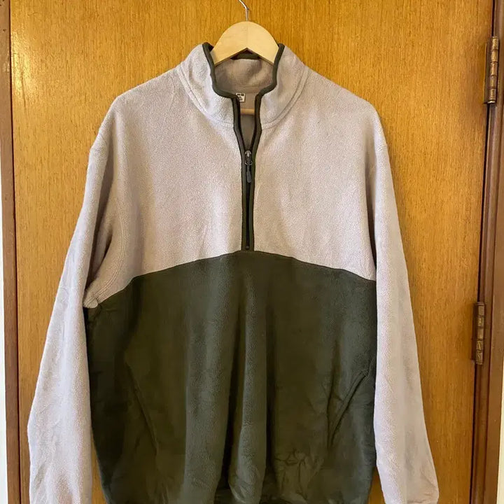 [BUNJANG] Uniqlo Two-Tone Color Fleece Anorak / 유니클로 투톤컬러 후리스 아노락