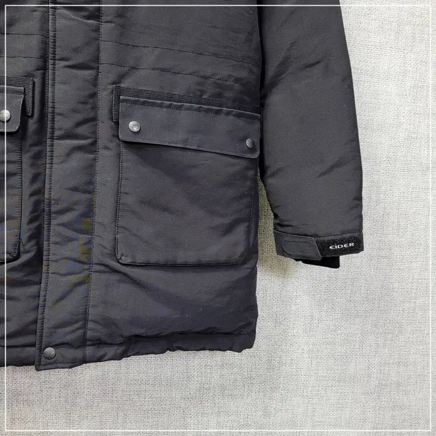 [SOLD OUT] 17. 아이더 블랙 덕다운 카라스점퍼 여성XS