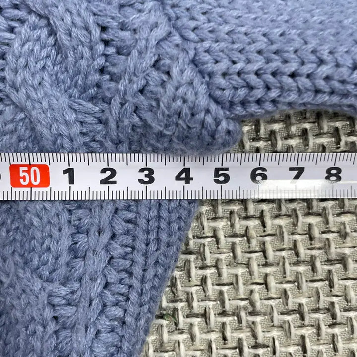 [BUNJANG] 8 Seconds Cable Knit Zip-Up Jacket / [여성상의] 에잇세컨즈 카라 꽈배기 니트 집업 자켓