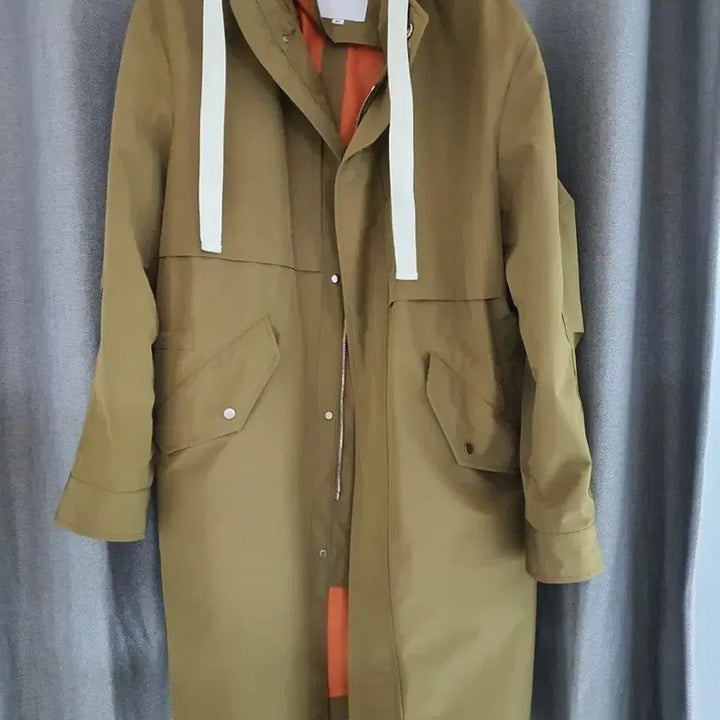 [BUNJANG] ZIO SONGZIO Khaki Long Field Coat / ZIO SONGZIO 카키 야상 코트 95