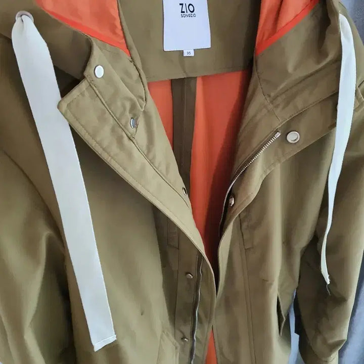 [BUNJANG] ZIO SONGZIO Khaki Long Field Coat / ZIO SONGZIO 카키 야상 코트 95