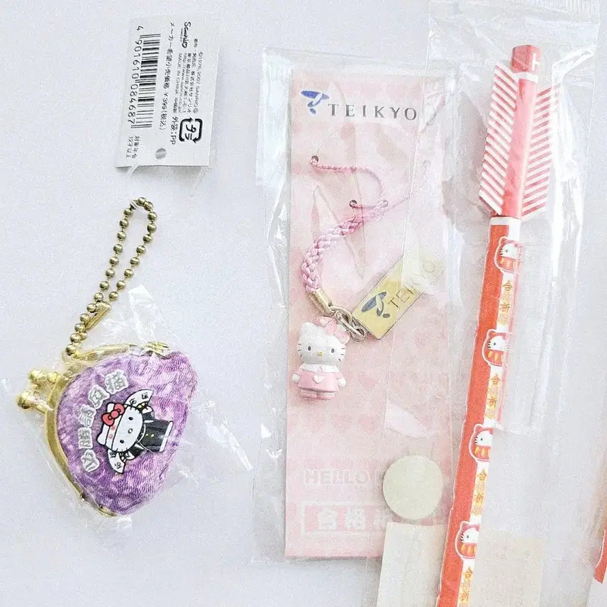 [BUNJANG] Hello Kitty Set: Exam Success Edition / 합격 키티4종세트, 필승 키티, 합격키티 볼펜