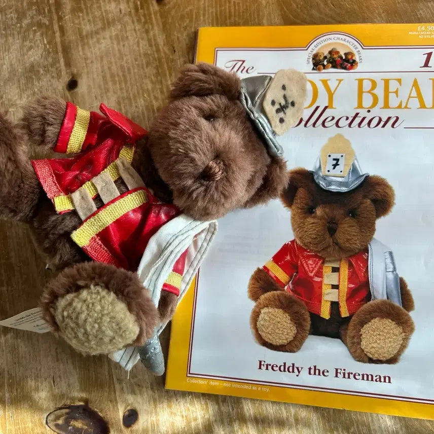 [BUNJANG] Vintage Teddy Bear Firefighter Freddy Collection / 영국 빈티지 테디베어 컬렉션 & 책자