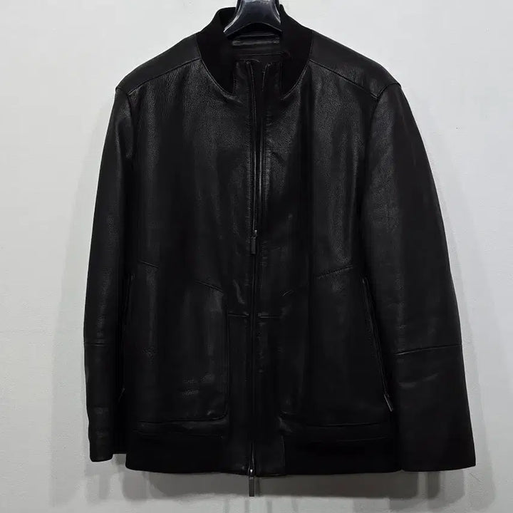 [BUNJANG] Hugo Boss Leather Jacket (Size 50) / [100] 휴고보스 소 가죽 레더 자켓 50사이즈