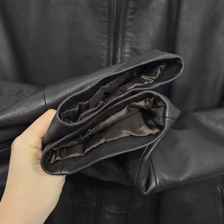 [BUNJANG] Hugo Boss Leather Jacket (Size 50) / [100] 휴고보스 소 가죽 레더 자켓 50사이즈