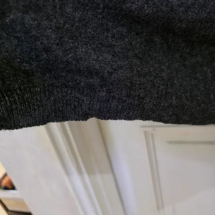 [BUNJANG] Wool Knit Scarf / 넓은 긴  울  니트  머플러   새상품   8000  먹색ㅣ