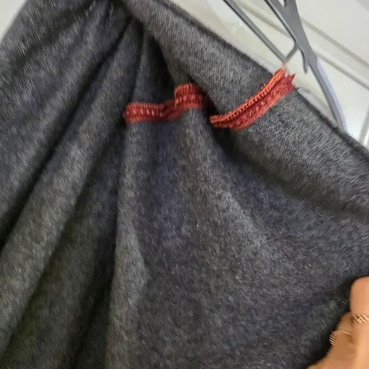 [BUNJANG] Wool Knit Scarf / 넓은 긴  울  니트  머플러   새상품   8000  먹색ㅣ