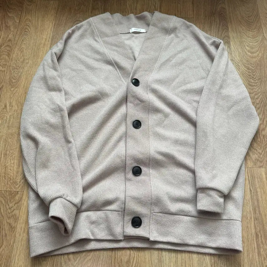[BUNJANG] Beige Knit Cardigan / 베이지색상 니트 가디건