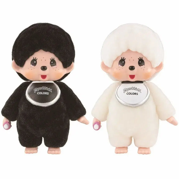 [BUNJANG] Monchhichi Flocked Figure Set / 몬치치 플로키 피규어 세트 칼라