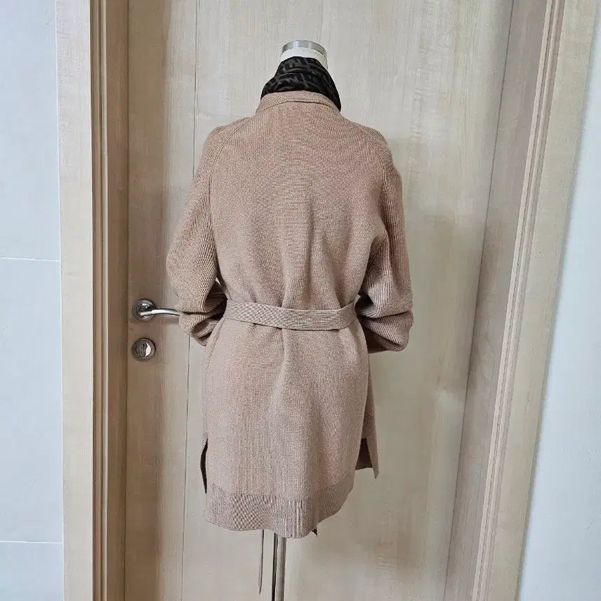 [BUNJANG] Lacoste Knit Cardigan / 라코스테 벨트 니트 가디건